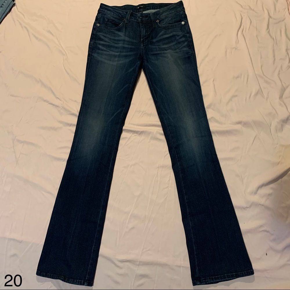 Bebe Dark Wash Flare / Bootcut Jeans
